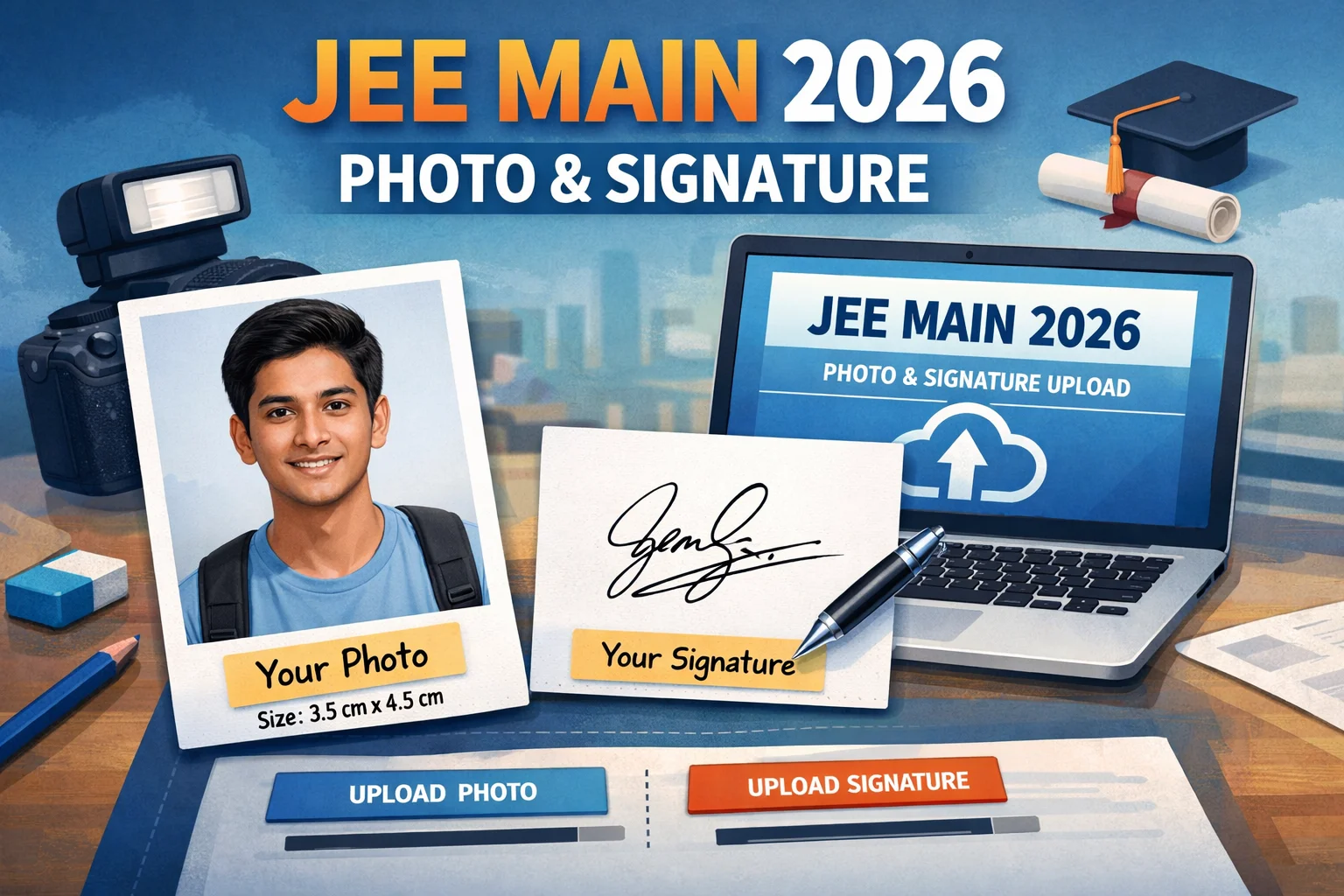 JEE Main 2026 Photo Signature Guidelines
